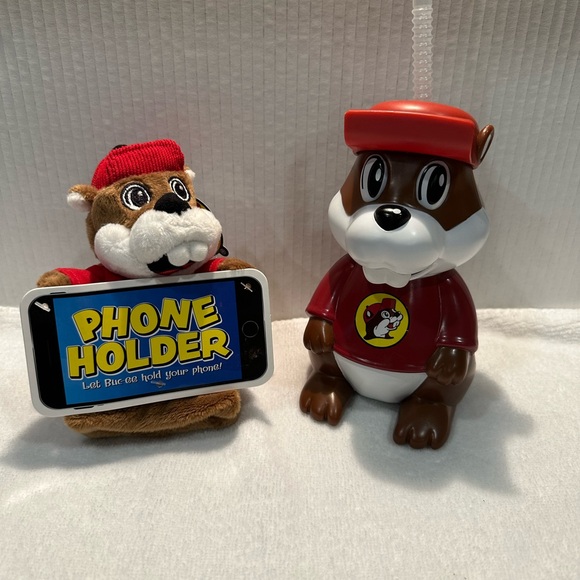 New Buc-ee Phone Holder and Travel Mug set - Picture 1 of 15